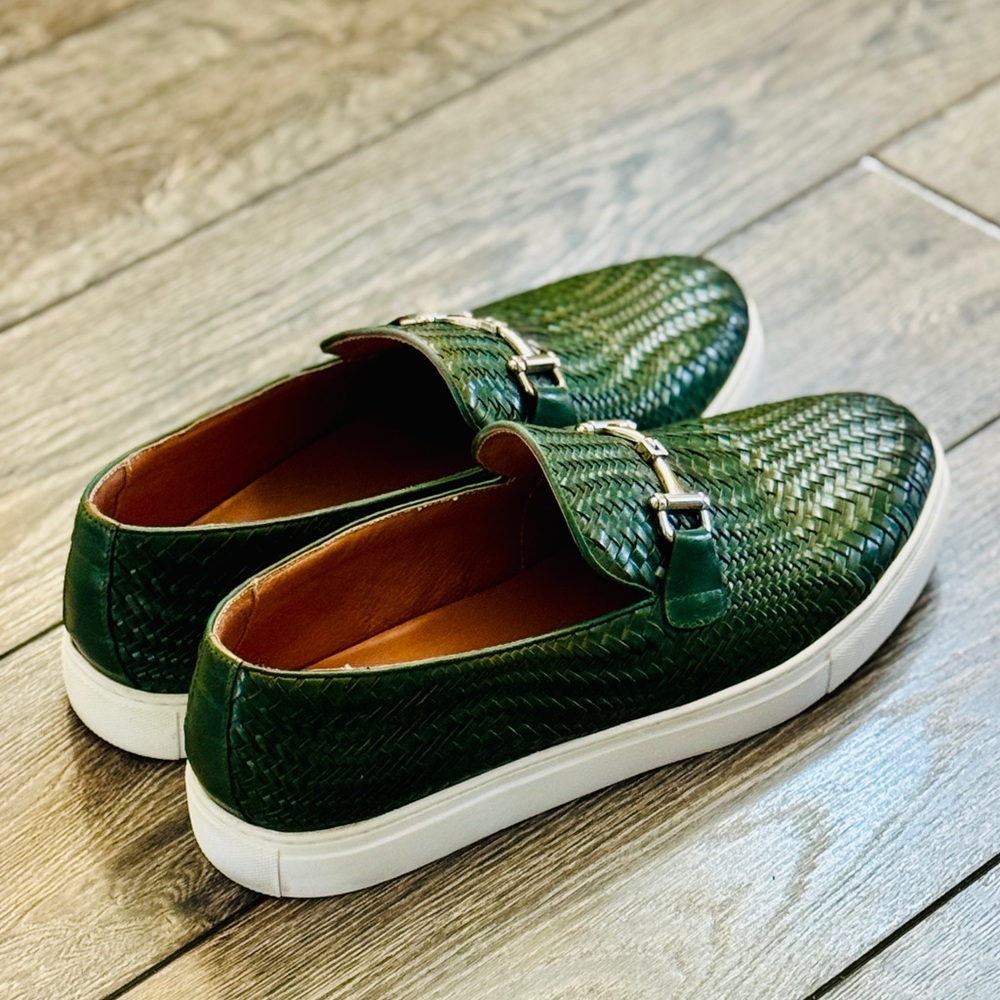 Marc Nolan Boardwalk Bit Green Loafer Sneakers / Loafers - Picture 8 of 9